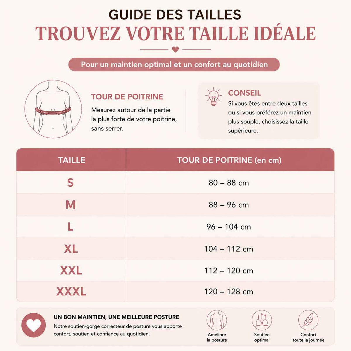 Soutien-Gorge correcteur de posture